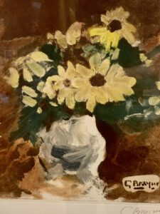 Georges Braque, Vase mit gelben Blumen, 206/300