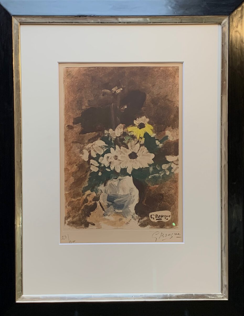 Georges Braque, Vase mit gelben Blumen, 23/300
