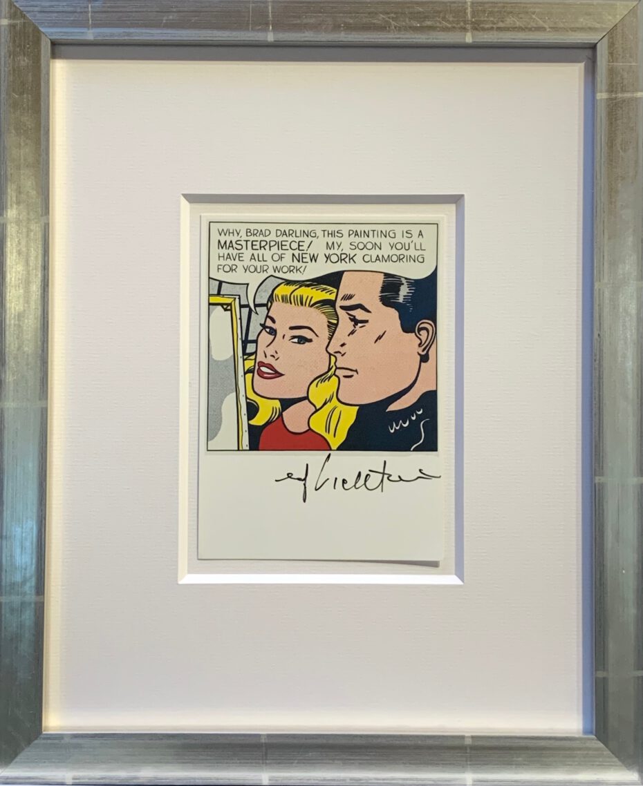 Roy Lichtenstein, Masterpiece ,handsigniert